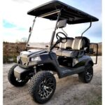 Terminator 48v Electric Golf Cart Four Seater BRAND NEW – Massive Rims/Tires Flip Seat & Optionally Fully Loaded – Black