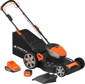 Yard Force YF60VRX Lawn Mower 21″ w/ Lithium-Ion Battery and Fast Charger 60V New
