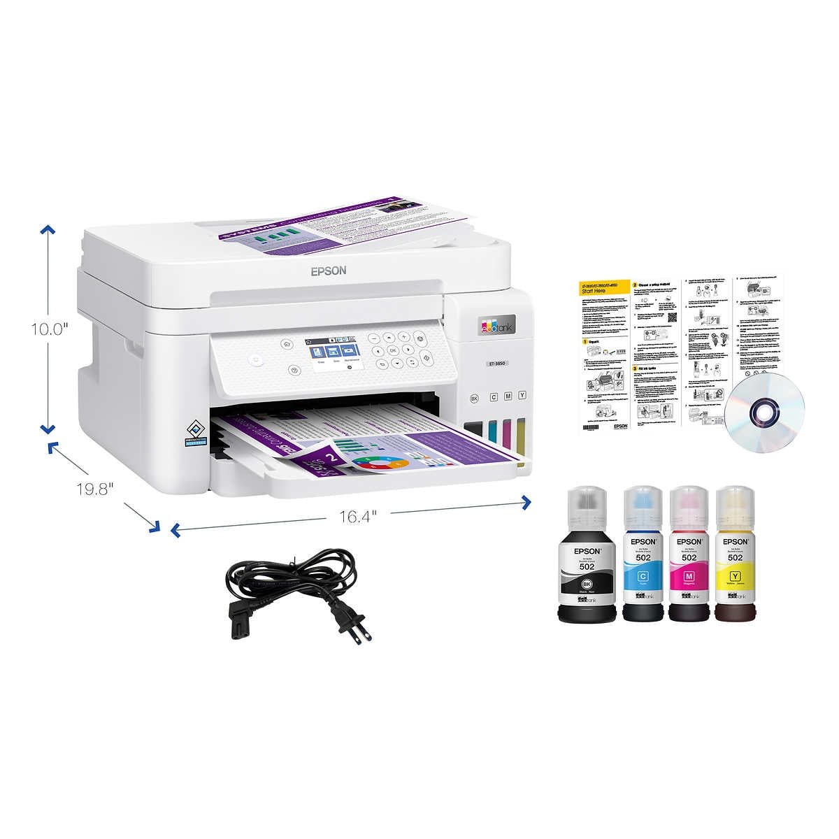 Epson EcoTank-3850 Special Edition All-in-One Printer with Bonus Black Ink - Image 4