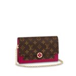Louis Vuitton FLORE CHAIN WALLET Fuchsia