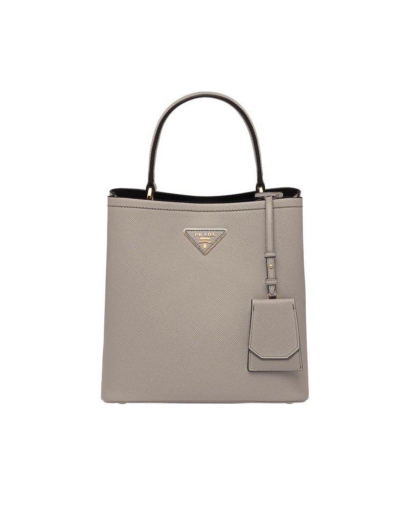 Medium Saffiano Leather Prada Panier Bag - Image 5