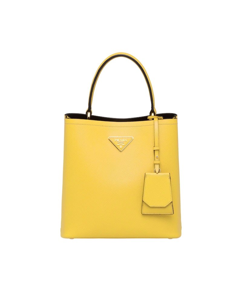 Medium Saffiano Leather Prada Panier Bag - Image 7