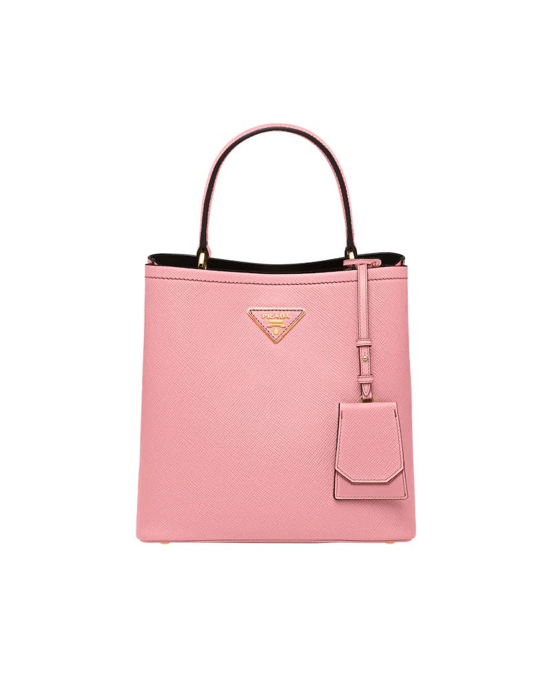 Medium Saffiano Leather Prada Panier Bag - Image 10