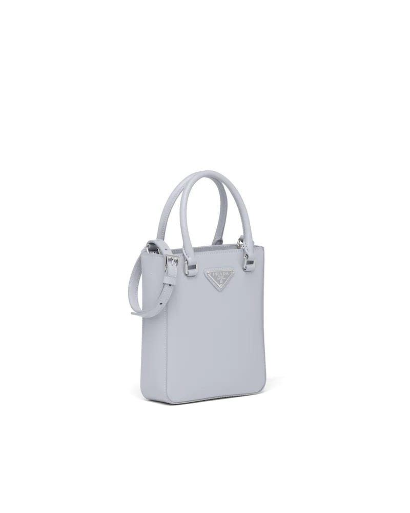 Prada Small Brushed Leather Tote - Image 7