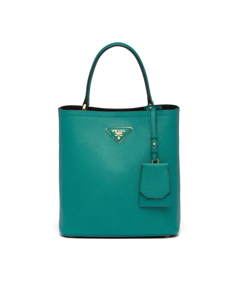 Medium Saffiano Leather Prada Panier Bag - Image 14