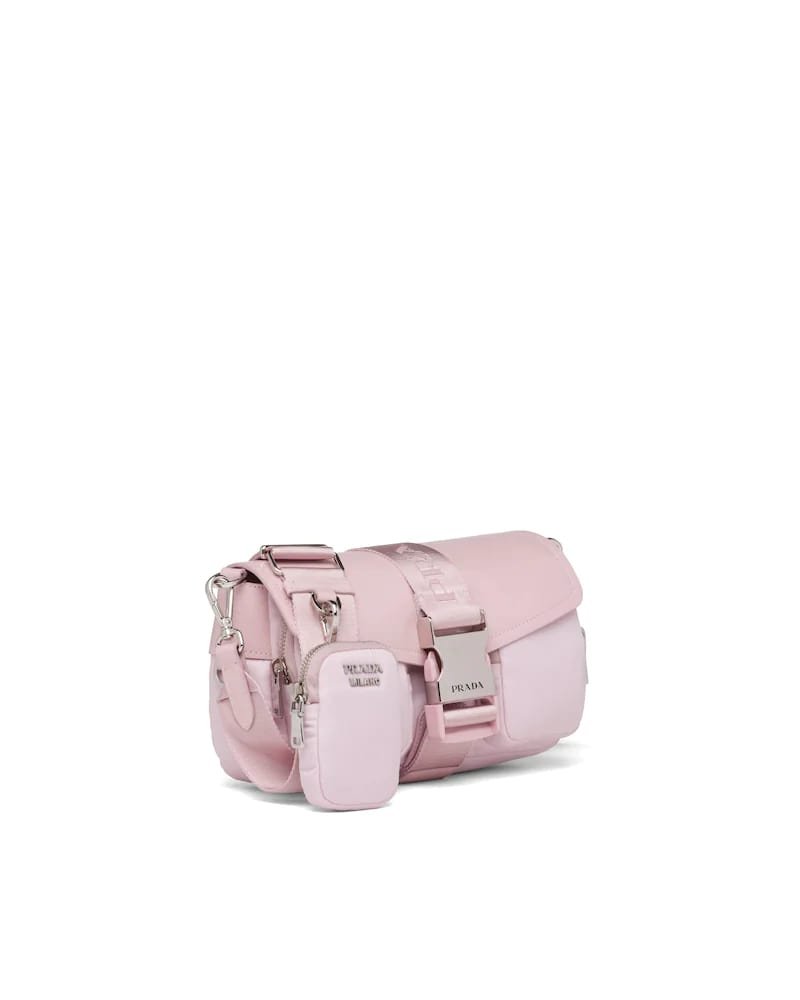 Prada Pocket Nylon and Brushed Leather Bag - Image 27