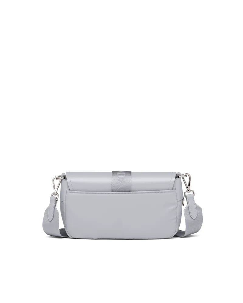 Prada Pocket Nylon and Brushed Leather Bag - Image 42