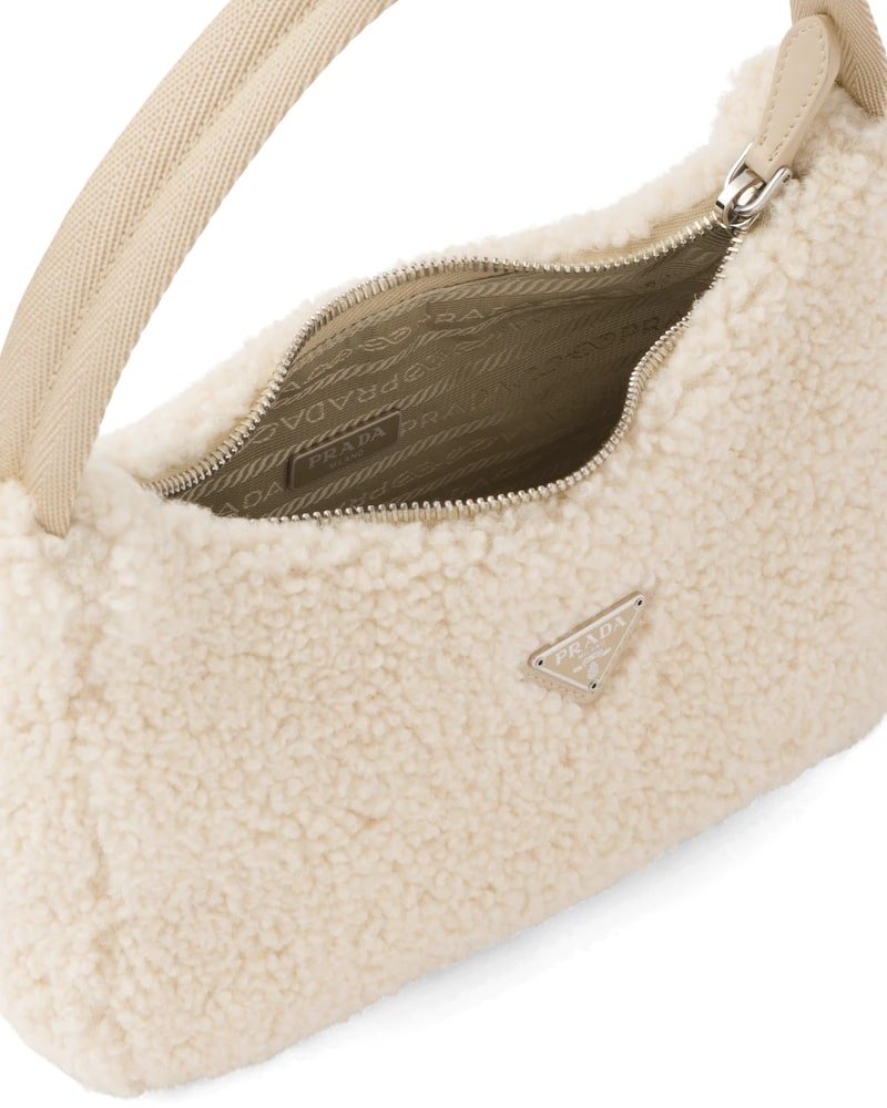 Prada Re-edition 2000 Shearling Mini-bag - Image 4