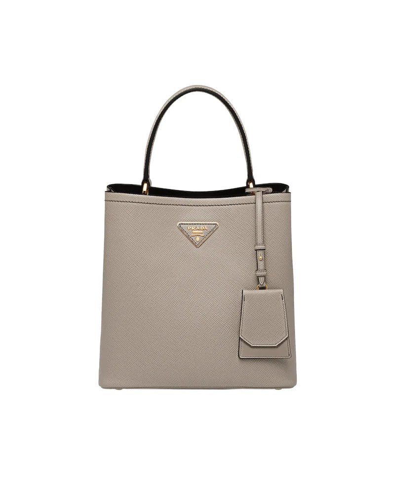 Medium Saffiano Leather Prada Panier Bag - Image 15