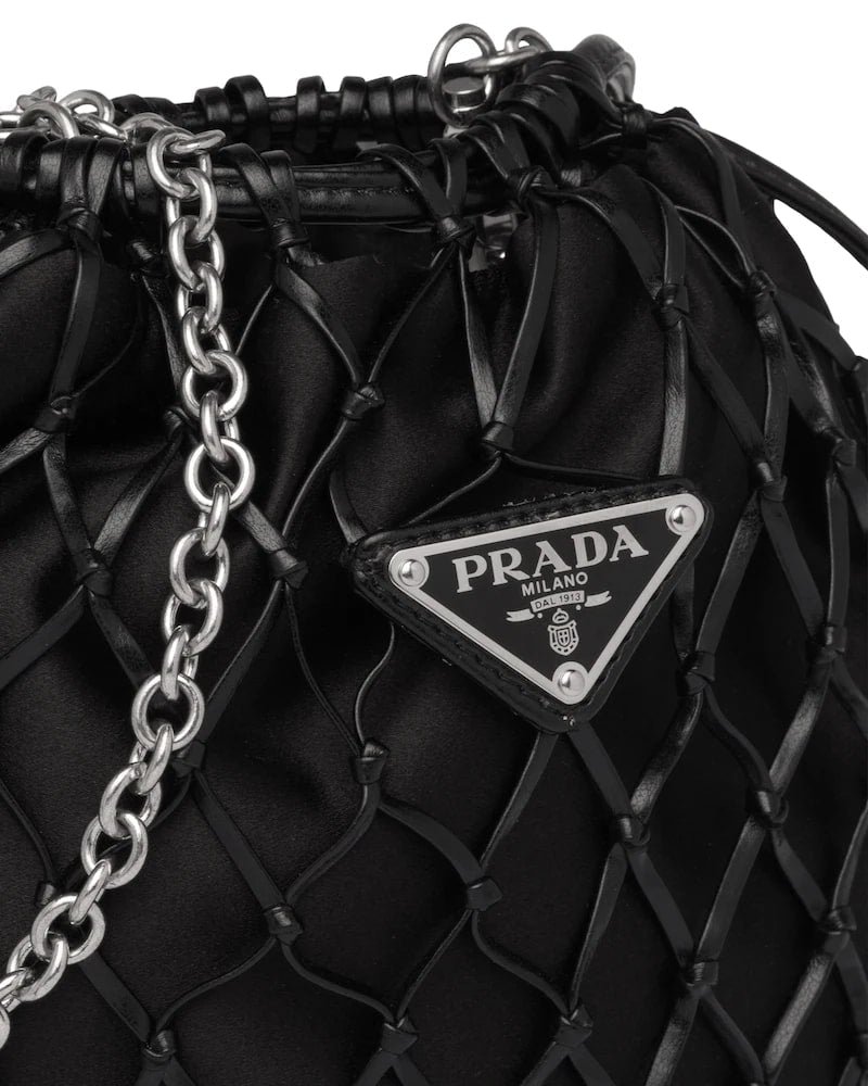 Prada Fabric Mesh Bag - Image 5