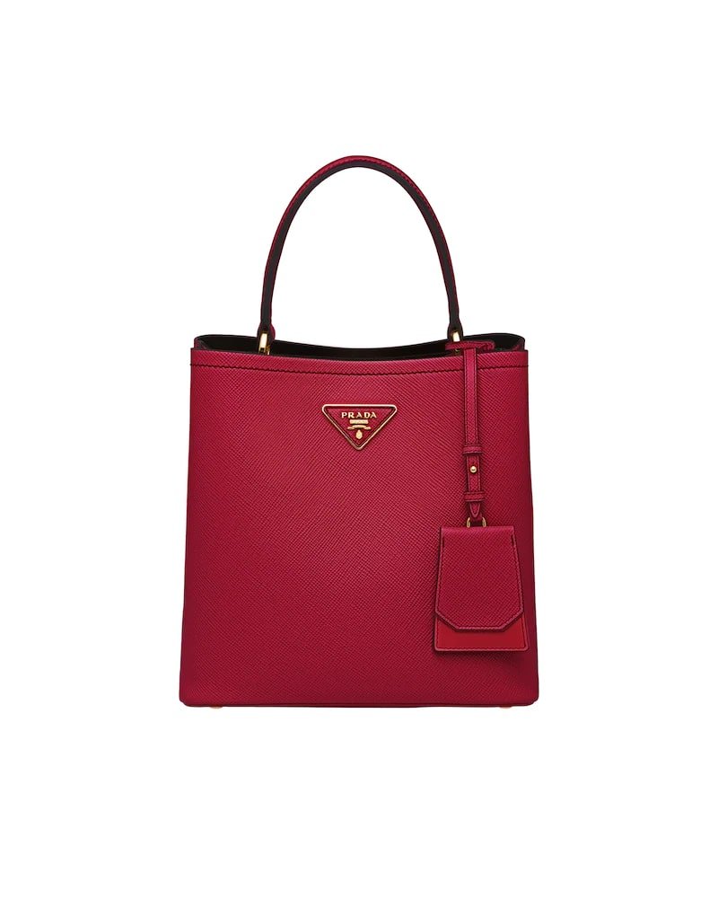 Medium Saffiano Leather Prada Panier Bag - Image 21