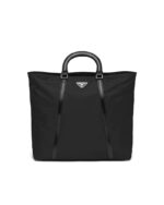 Prada Large Nylon and Leather Tote