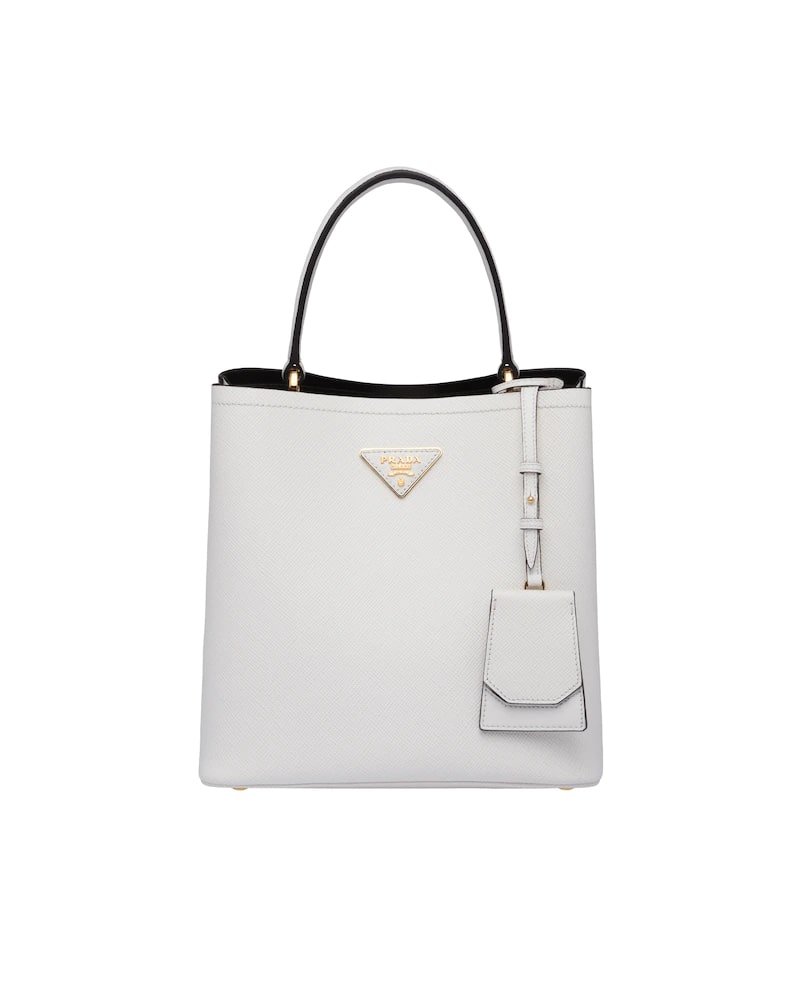 Medium Saffiano Leather Prada Panier Bag - Image 22