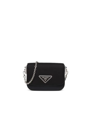 Nylon and Leather Prada Identity Shoulder Bag