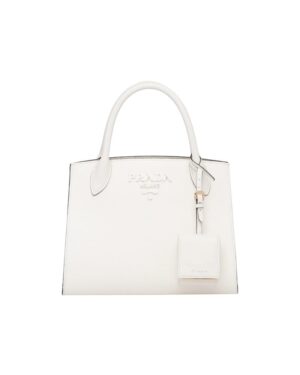 Small Saffiano Leather Prada Monochrome Bag
