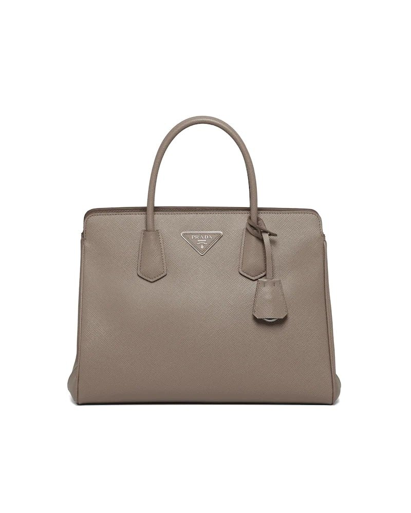 Medium Saffiano Leather Handbag - Image 8