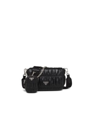 Gaufré Nappa Leather Shoulder Bag