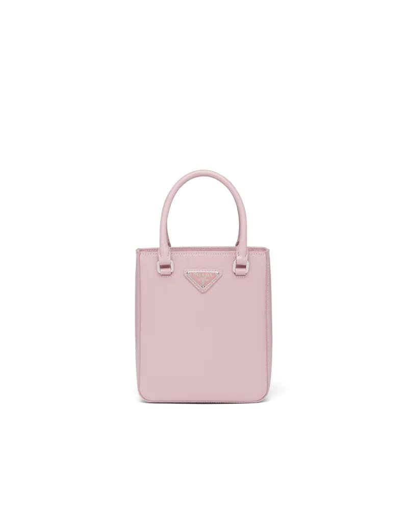 Prada Small Brushed Leather Tote - Image 5