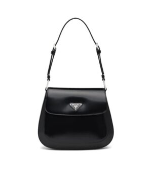 Prada Cleo Brushed Leather Shoulder Bag