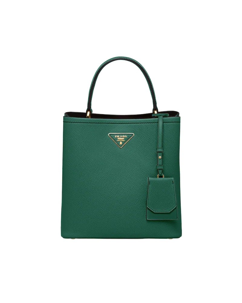 Medium Saffiano Leather Prada Panier Bag - Image 4