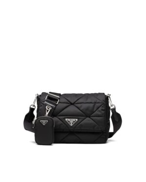 Re-nylon Padded Shoulder Bag