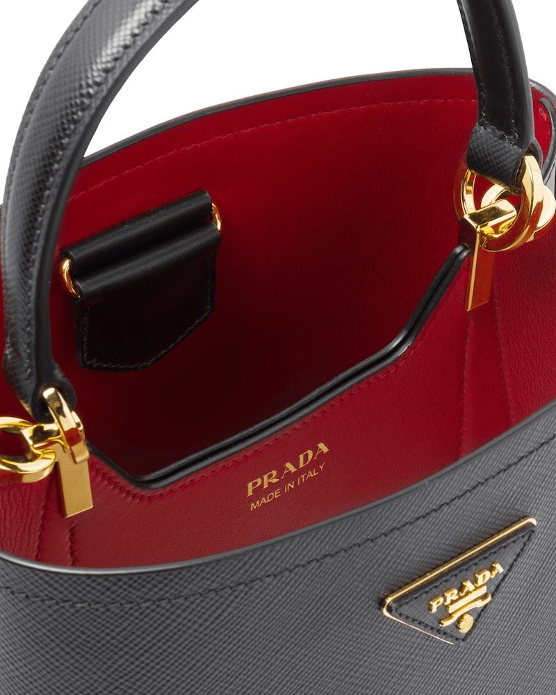 Medium Saffiano Leather Prada Panier Bag - Image 17