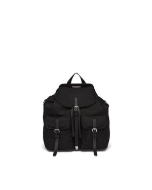 Prada Nylon and Saffiano Leather Backpack