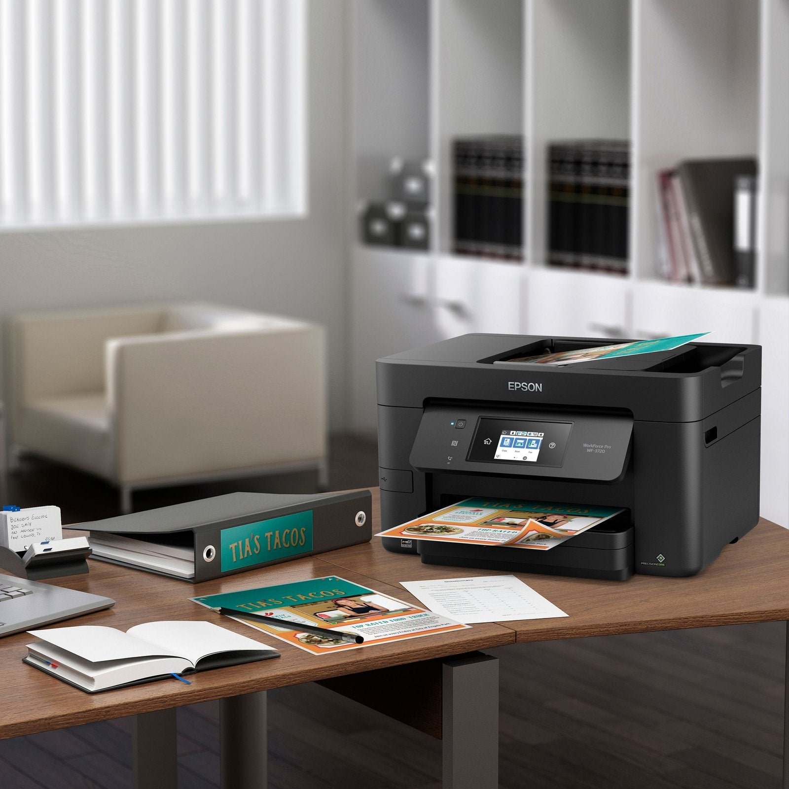 Epson WorkForce Pro WF-3720 Wireless All-in-One Color Inkjet Printer - Image 3