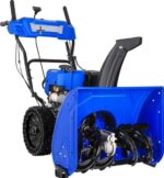 BILT HARD 24″ Self-Propelled Gas Snow Blower, 209cc Engine, Electric Start, LED Headlight