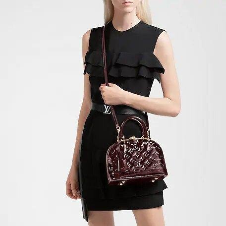 Louis Vuitton ALMA BB Amarante Red - Image 4