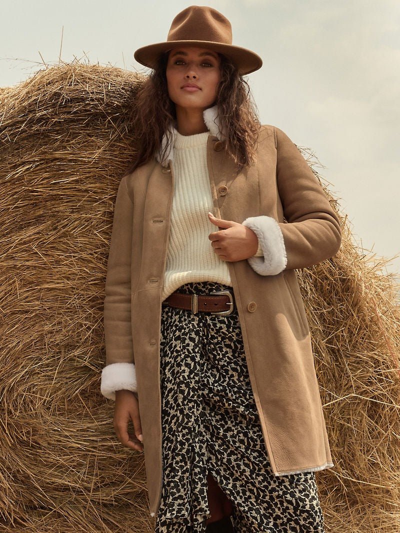 Camila Sheepskin Coat - Image 4