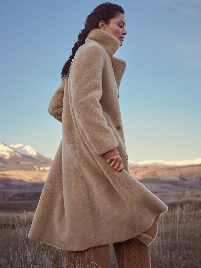 Isabella Reversible Sheepskin Coat - Image 5