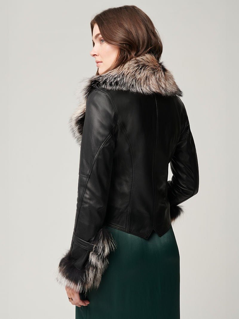 Celestine Leather Jacket - Image 5