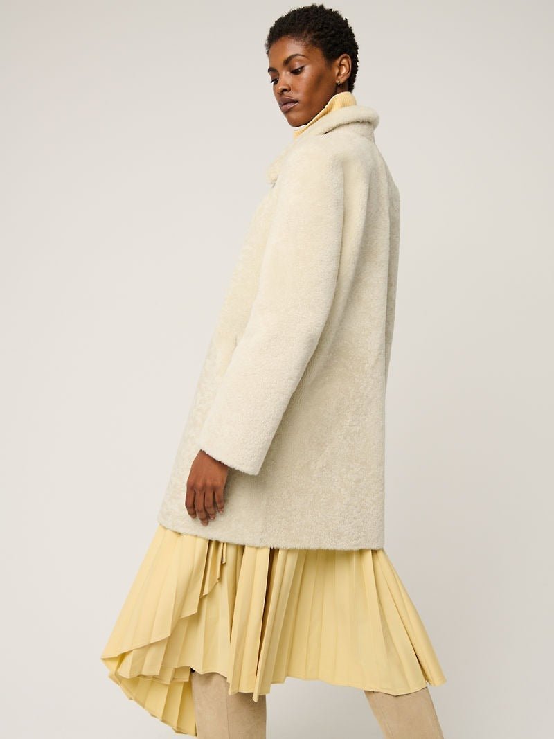 Carmen Reversible Curly Sheepskin Coat - Image 5