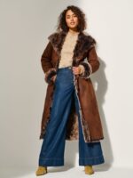 Dakota Hooded Toscana Sheepskin Coat