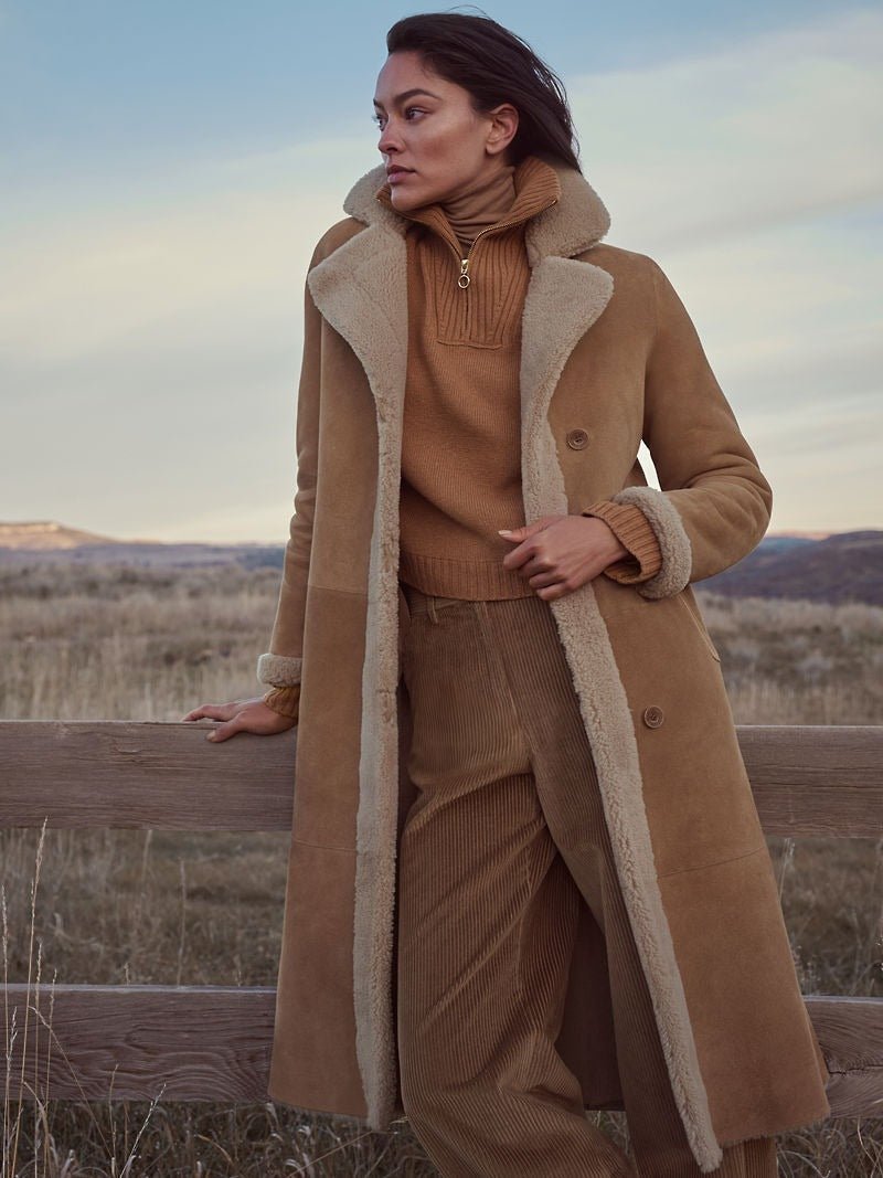 Isabella Reversible Sheepskin Coat - Image 3