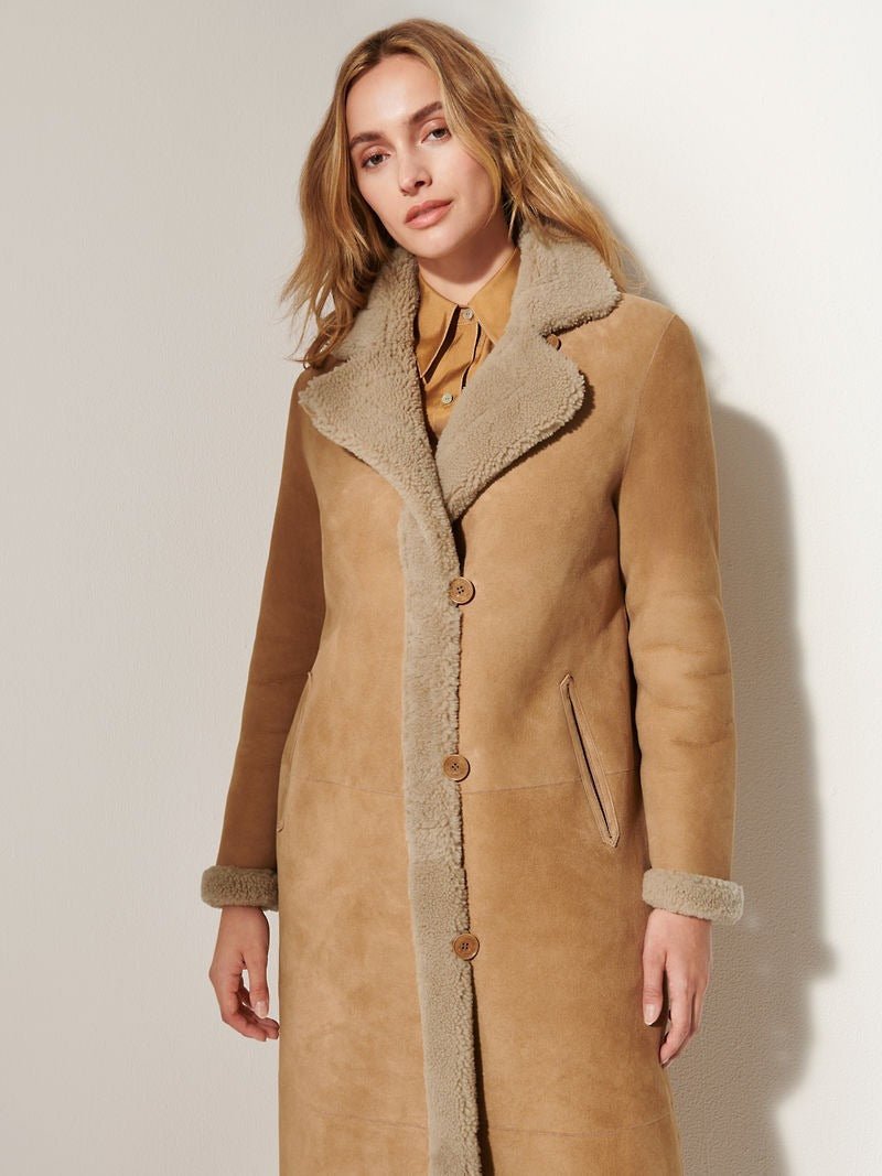 Isabella Reversible Sheepskin Coat - Image 2