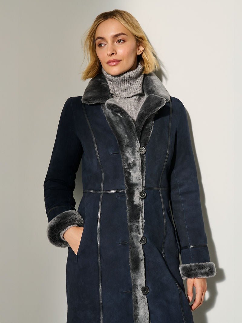 Colette Reversible Sheepskin Coat - Image 2