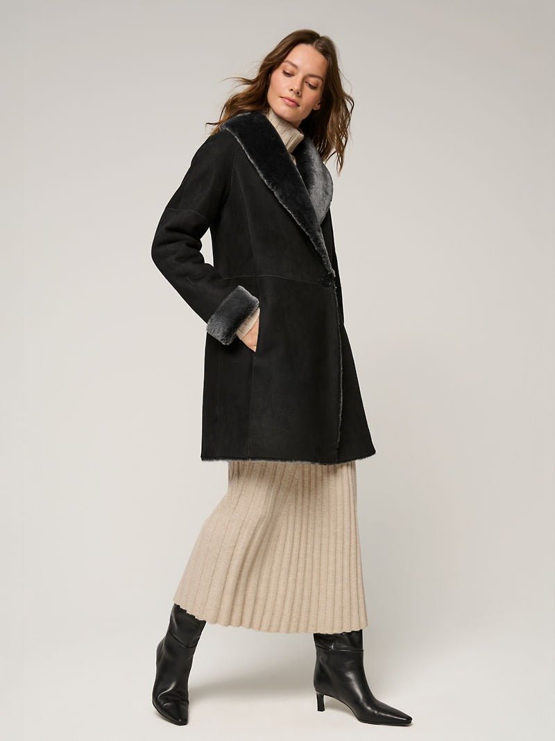 Nicole Sheepskin Coat - Image 5