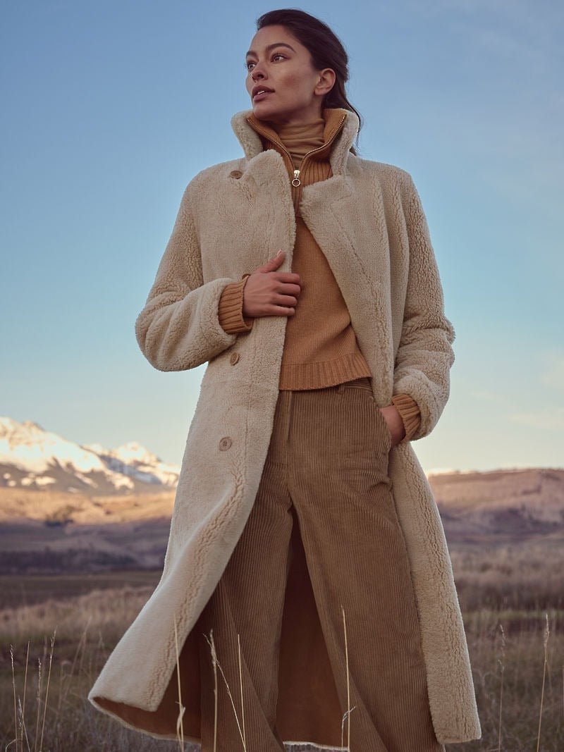 Isabella Reversible Sheepskin Coat - Image 4