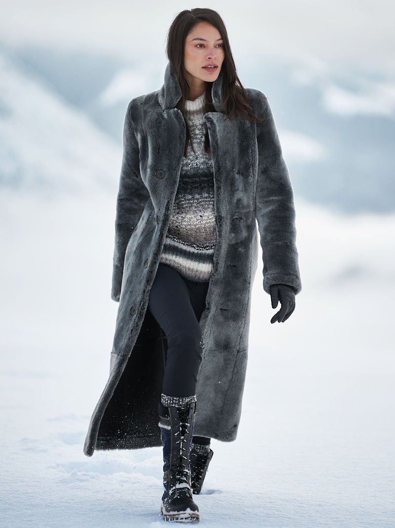 Colette Reversible Sheepskin Coat - Image 3