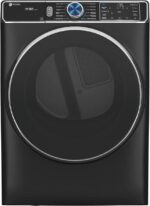 GE Profile – 7.8 cu. ft. Smart Front Load Electric Dryer with Steam and Sanitize Cycle and Washer Link – Carbon Graphite