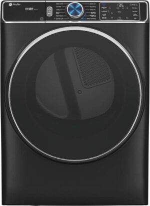 GE Profile – 7.8 cu. ft. Smart Front Load Electric Dryer with Steam and Sanitize Cycle and Washer Link – Carbon Graphite