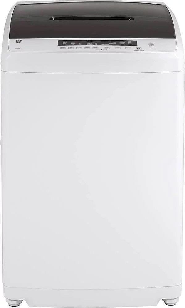 GE – 2.8 Cu. Ft. Top Load Washer – White/black