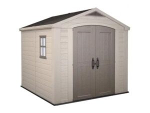 Keter Factor 8×8 Foot Large Resin Outdoor Shed