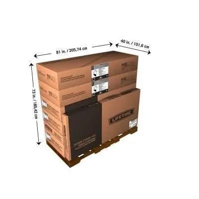 Lifetime 11 Ft. X 21 Ft. Outdoor Storage Shed With Tri-Fold Doors - Image 9