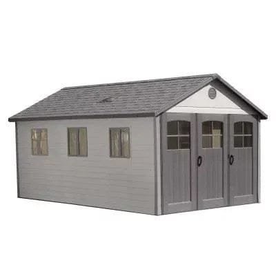 Lifetime 11 Ft. X 21 Ft. Outdoor Storage Shed With Tri-Fold Doors - Image 15