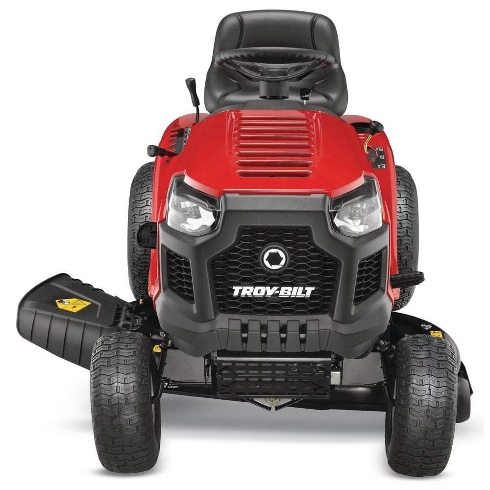 Troy Bilt Bronco 42 in 19 HP Briggs & Stratton Automatic Drive Gas Riding Lawn Tractor with Mow in Reverse - Image 4