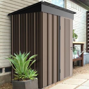 5 ft. W x 3 ft. D Stainless Steel Storage Shed