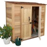 6 ft. W x 3 ft. D Grand Garden Chalet Cedar Wood Tool Shed